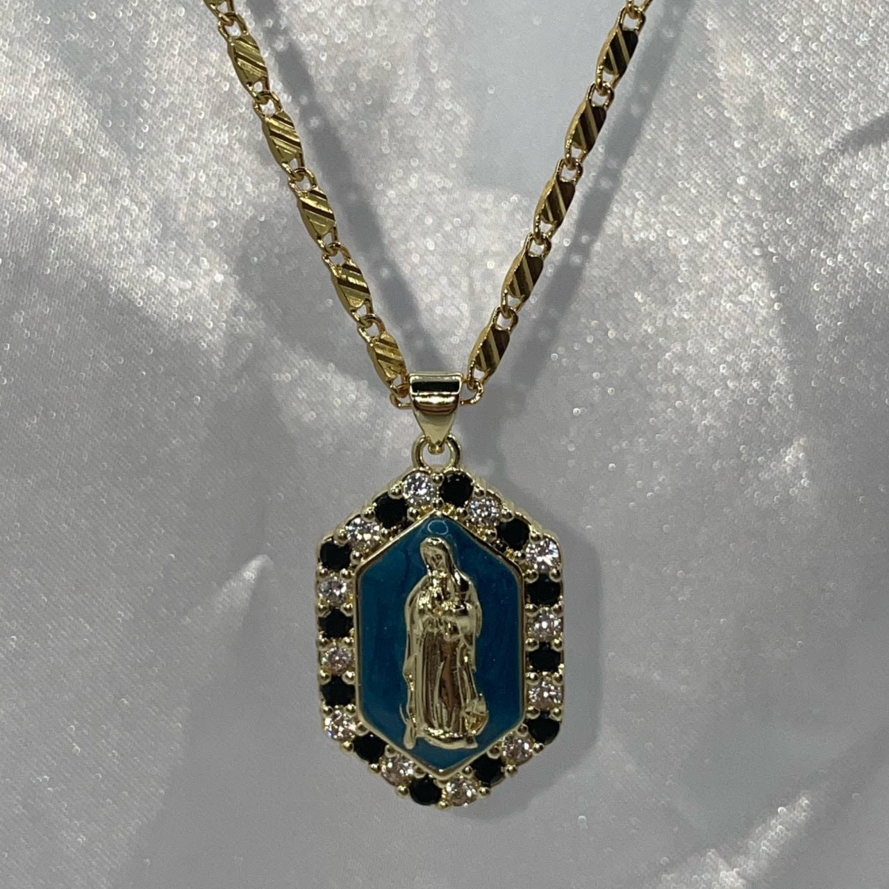 18k Gold Plated Virgencita Necklace