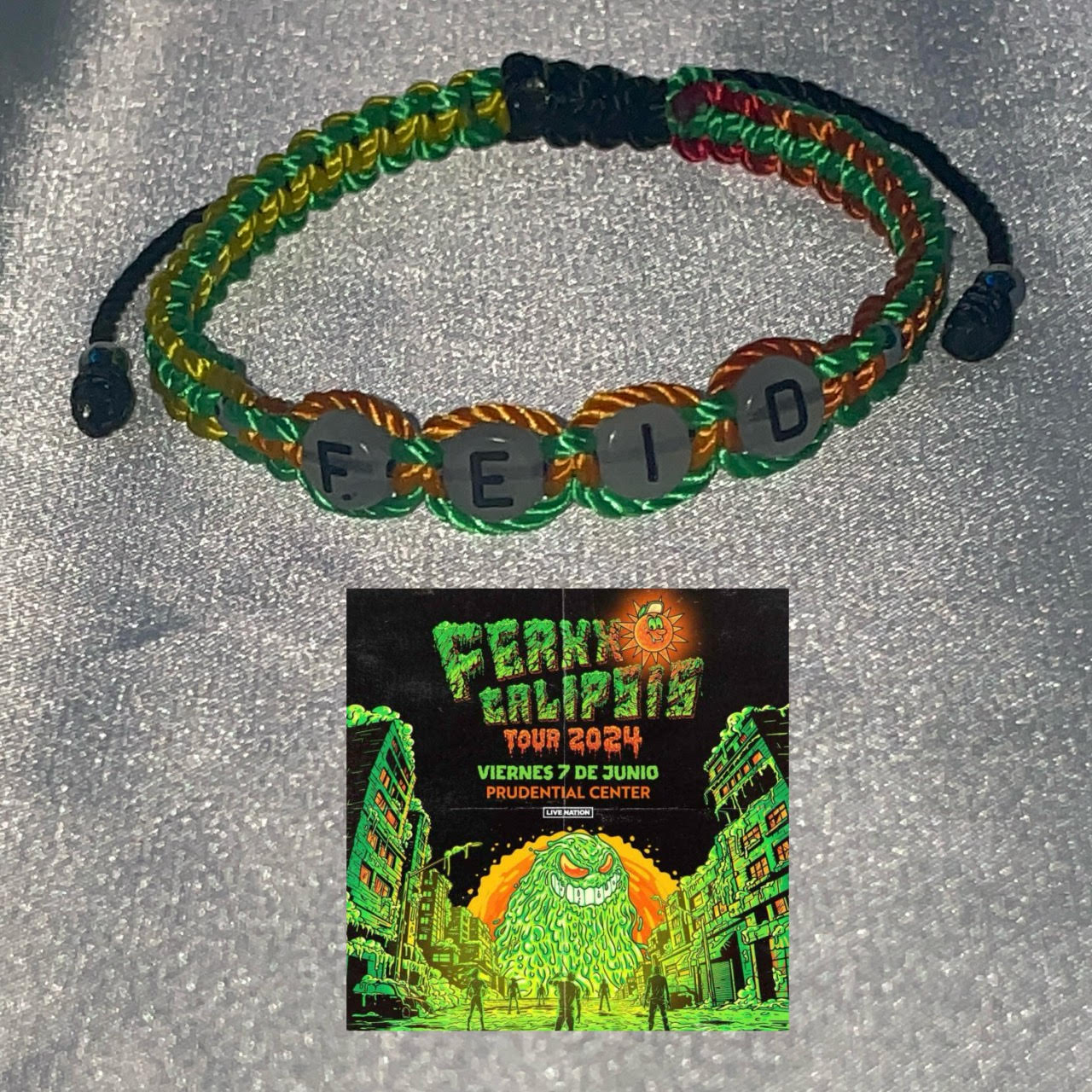 Feid 2024 Tour Bracelet